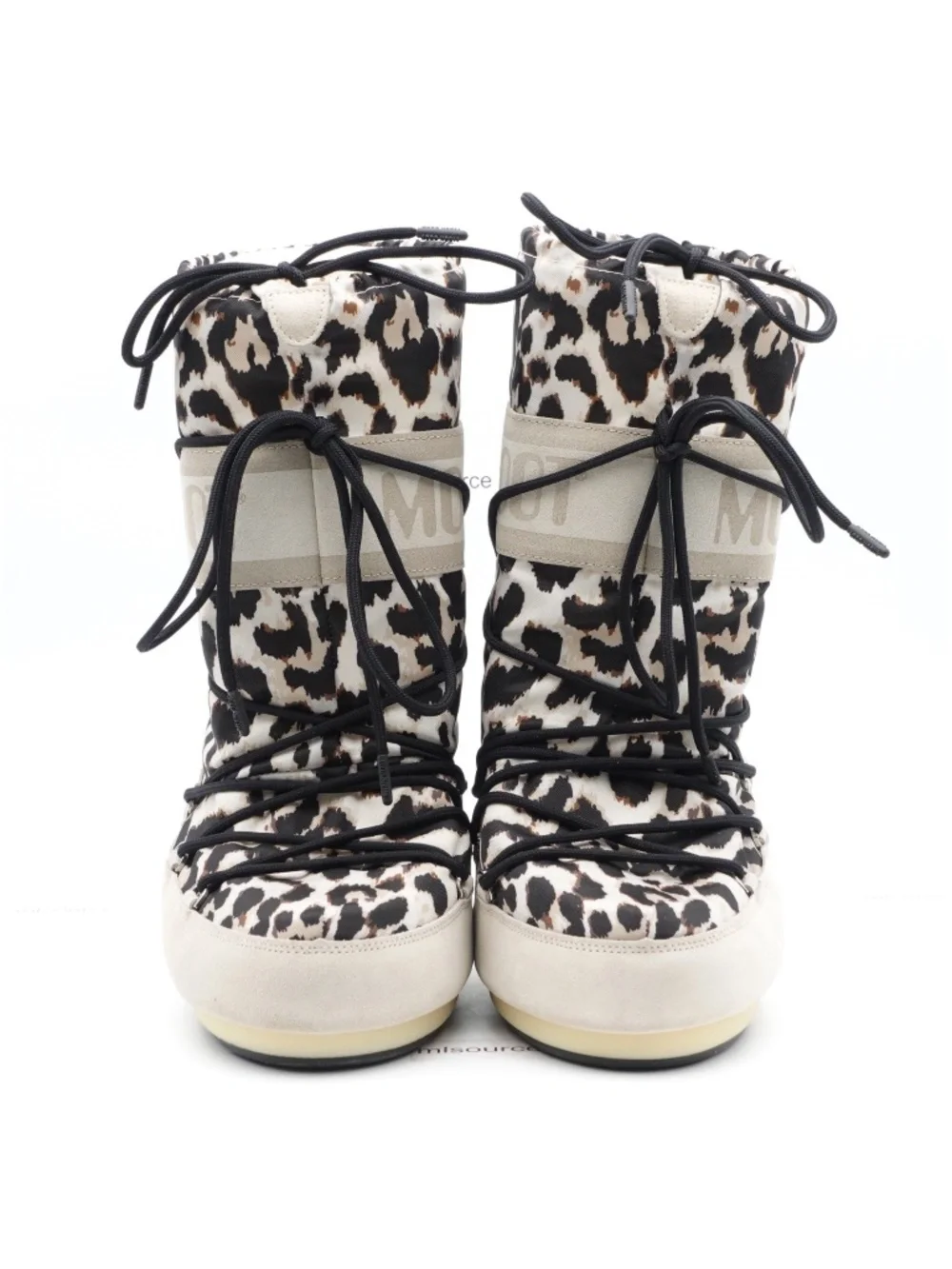 Moon Boot Icon Suede Snow Boots Light Leopard